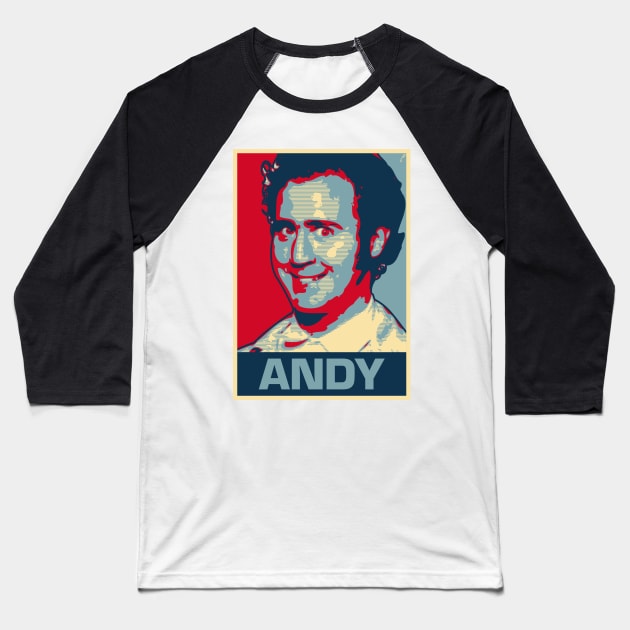 Andy Baseball T-Shirt by DAFTFISH